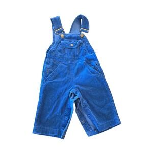 Vintage‎ 90s Hush Puppies Corduroy Overalls Blue 12 Months #450